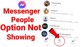 fix messenger people option not showing problem  messenger people option not showing problem solve [upl. by Tremayne311]