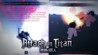 Jaw Titan Gameplay  Two Captains die and Revenge  Attack on Titan Freedom War Roblox [upl. by Aihsyn]