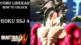 Dragon Ball Xenoverse Como Liberar Goku SSJ 4 [upl. by Alonso]