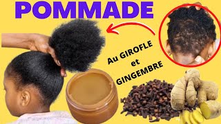 POMMADE POUR LA POUSSE DES CHEVEUX GIROFLE GINGEMBRE [upl. by Elsilrac776]