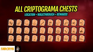 All Criptograma Chests and Criptograma Chart in Far Cry 6 Locations  Walkthrough  Rewards [upl. by Allebram]