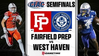 CIAC SEMIFINALS  1 Fairfield Prep vs 5 West Haven High School Varsity Football [upl. by Polik24]