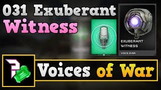 Halo 5 Voices of War  031 Exuberant Witness [upl. by Ranson]