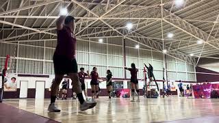 Primer set Amistades vs Volleybrains [upl. by Mailiw]