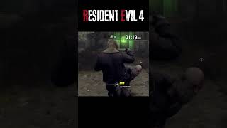 LEON S KENNEDY Front Kick Knockouts  Resident Evil 4 Remake  Mercenaries Mode [upl. by Koller]