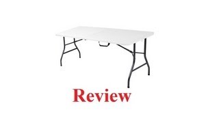 Mainstays 6Foot Long CenterFold Table Review [upl. by Bernhard]