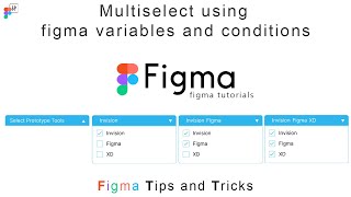 multiselect dropdown component using figma variables and conditions  figma tips and tricks [upl. by Chatterjee]