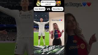 VISCA BARÇA Vs HALA MADRID shortsdance music halamadrid viscabarça laliga challenge [upl. by Ammann977]