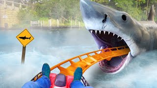 this SHARK roller coaster will give you nightmares [upl. by Rosenberg]