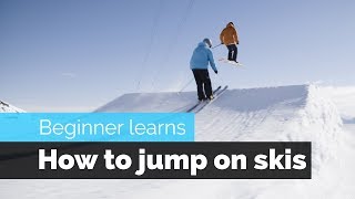 How to Jump on Skis  a Beginner Skiers Progression [upl. by Aynat]