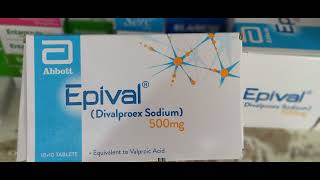 Epivaldivalproex sodium 500mg epival abbot medicine mirgi epilepsy epival epivalsyrup [upl. by Aneem]