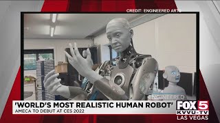 Most realistic human robot to debut at CES 2022 [upl. by Adnaluoy]