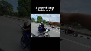 3 second timer chetak vs r15 shorts viralshort [upl. by Day710]