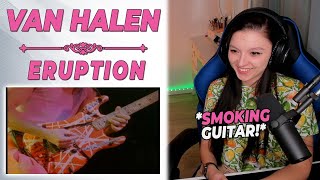 Van Halen Eruption Guitar Solo  First Time Reaction [upl. by Yngiram]