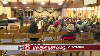 Vigil held in Wisconsin to remember Sandy Hook victims [upl. by Laved99]