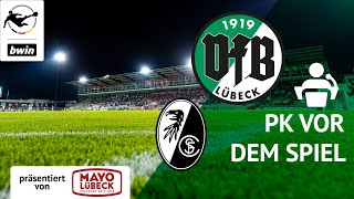 PK vor dem Spiel  SC Freiburg II vs VfB Lübeck  Saison 202324 [upl. by Watters]