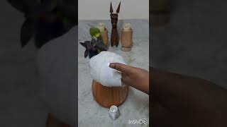 Recycling a plastic bottle to make a planter diy craft [upl. by Kubiak]