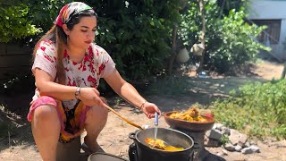 Ultimate Rural Arabic meat Majboos recipe cooking in village  village cooking [upl. by Bamberger]