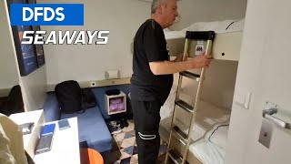 DFDS SEAWAYS COMMODORE Cabin Room Tour [upl. by Enirok]