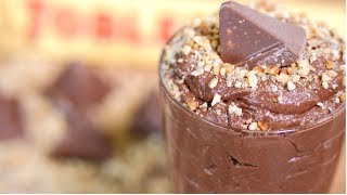 Toblerone chocolate mousse recipe  my virgin kitchen [upl. by Nnylrac]