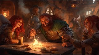 Beautiful Medieval Fantasy Tavern Medieval Inn  Fantasy Music and Ambience Cozy [upl. by Barbabas]