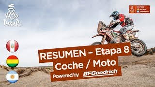 Resumen  CocheMoto  Etapa 8 Uyuni  Tupiza  Dakar 2018 [upl. by Dikmen765]