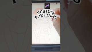 Comissions Open for Custom Portraits VA044 customportrait cartoonportrait familyportrait [upl. by Aikin]