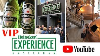 The Heineken Experience Amsterdam Netherlands VIP Tour Rock the City Tour Gerard Adriaan Heineken [upl. by Nauqan]