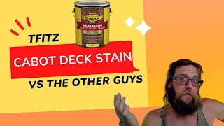 Cabot Solid Acrylic Deck Stain vs The Other Guy [upl. by Sklar355]