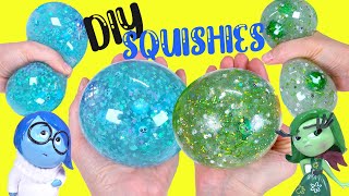 Inside Out 2 Movie DIY Squishies with Squishy Maker with Sadness and Disgust Crafts for Kids [upl. by Adnohsat979]