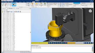 VERICUT CNC Simulation of an DMG MORI  DMC 125 FD duoBLOCK [upl. by Shelia]