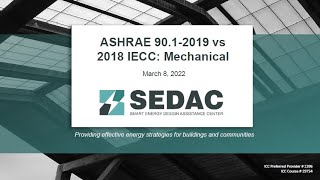 ASHRAE 9012019 vs 2018 IECC Mechanical  382022 [upl. by Arimak]