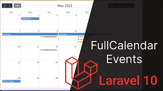 Management Event Menggunakan FullCalendar dan Laravel 10 [upl. by Aeneg927]