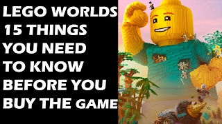 Lego Worlds  15 Things You Need To Know Before You Buy [upl. by Nidroj]