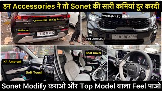 2023 Kia Sonet HTK Plus Modification 🔥 Sonet Modification 🔥 Sonet Modified [upl. by Dar114]