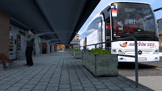 MB TRAVEGO MEGA 17 SHD YKSTEAM TÜRKİYE MAP ETS2 153 ARTVİN  HAKKARİ [upl. by Arema373]