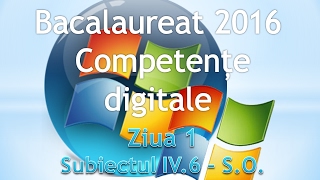 Competente digitale 2016  Ziua 1  Sisteme de operare [upl. by Joete]