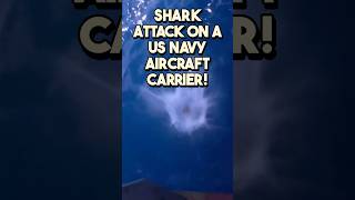 SHARK ATTACK on a US Navy Aircraft Carrier [upl. by Ayanal760]