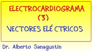 Electrocardiograma 3 vectores eléctricos cardíacos [upl. by Belayneh]