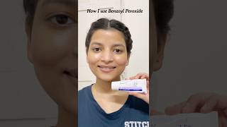 🫧How I use Benzoyl Peroxide✨ acne shorts skincare ytshorts youtube viralvideo [upl. by Flita524]