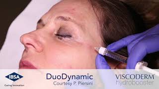 Viscoderm Hydrobooster DuoDynamic Technique Periocular Area [upl. by Brendin]