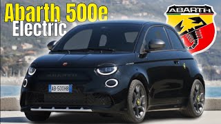 New 2023 Abarth 500e Electric In Black [upl. by Aiuoqes]