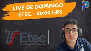 Resumão ETEC  Live de Domingo 02  Todas as matérias [upl. by Yecam695]