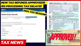 2024 IRS TAX REFUND UPDATE  Refunds Approved Processing Delays Transcript Updates IRS Notices [upl. by Anele220]