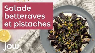 Recette de salade betteraves et pistaches [upl. by Lenneuq792]