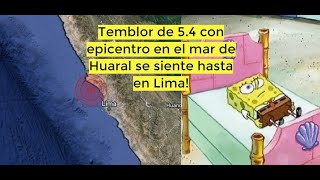 Temblor de 54 con epicentro en el mar de Huaral se siente hasta en Lima ¿Y la alarma Sismate [upl. by Alda]