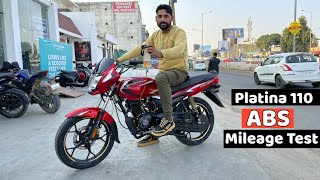 Bajaj Platina 110 Abs 2023 Mileage Test 90000 में और क्या लोगे [upl. by Dranek]