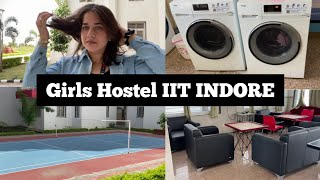 Girls Hostel Tour  IIT INDORE  Hostel Facilities  hosteliitiitindore [upl. by Kutzenco]