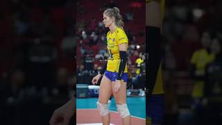 Anna davyskiba ❤️ volleyball volley proliga voli volleyballworld shorts [upl. by Novad856]