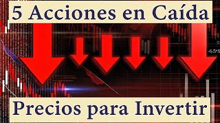 ¡5 Grandes Compañías en Corrección Precios Ideales para Invertir [upl. by Rokach]